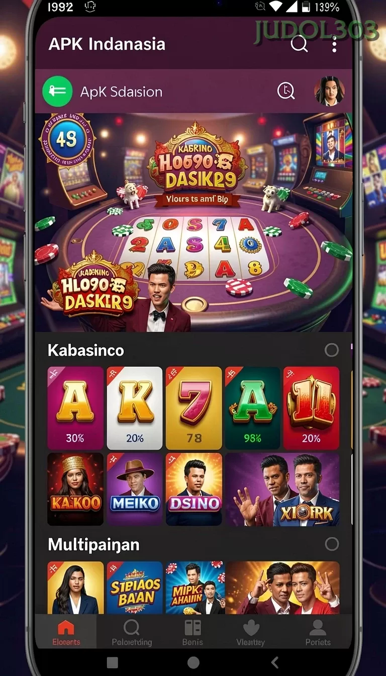Cuplikan layar BOSSWIN168 — menu navigasi