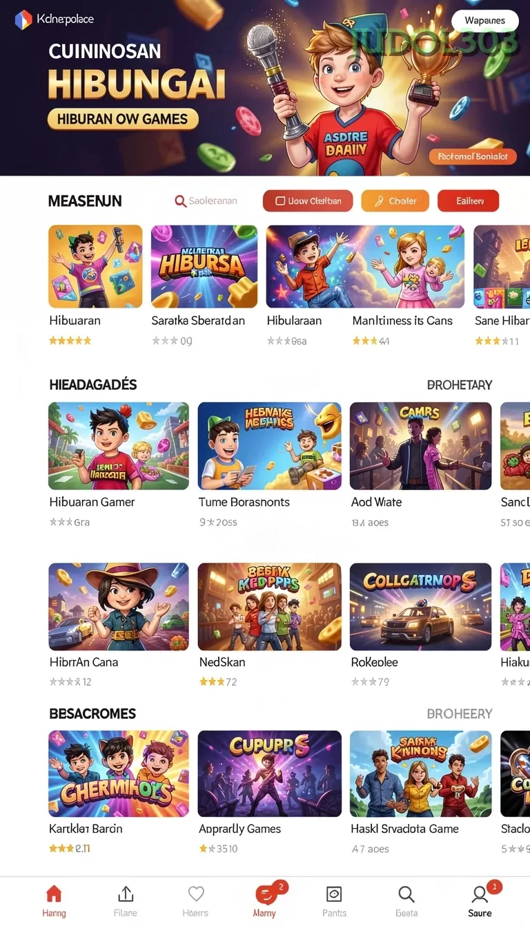 Cuplikan layar QQRP — menu navigasi